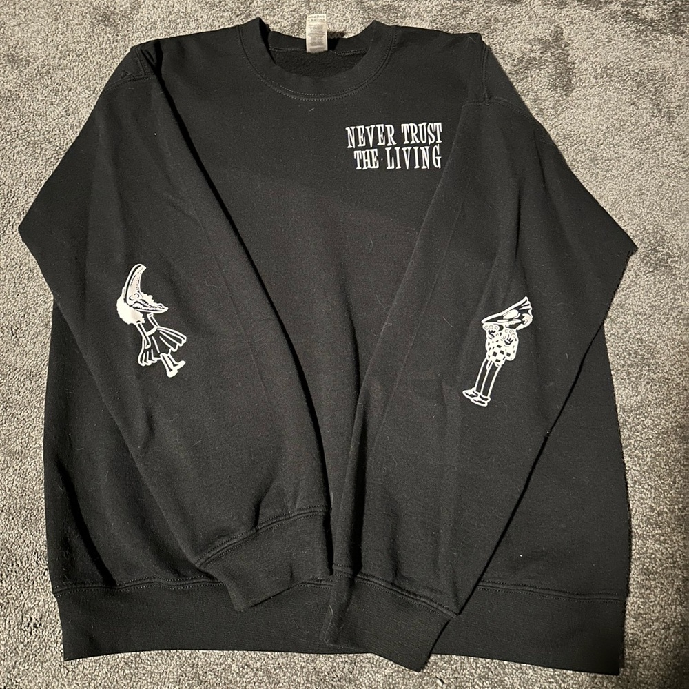 Gildan Black Graphic Unisex Sweater